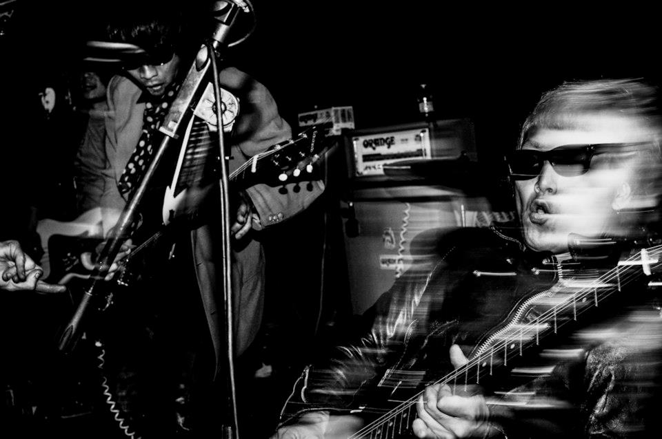 Thee Mighty fevers on stage