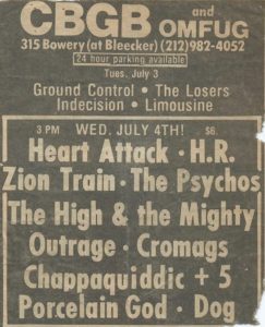 cromags at CBGB (1)